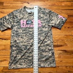 Georgetown University Army ROTC T Shirt Size M “Hoya” Breast Cancer Awareness
