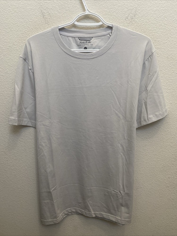 NEW Porter & Ash Men’s XL Gray Performance Tee Crew Neck T-Shirt NWT