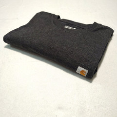 Carhartt Men’s Crew Neck T-shirt Dark Gray 2x TALL W/ Pocket Loose Fit Relaxed