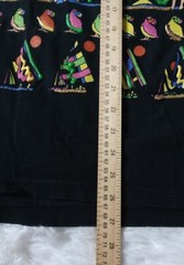VTG Parrot Tropical Single Stitch Mens T-Shirt Colorful One Size Tiki Hula