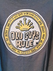 NWT Old Guys Rule T-Shirt Mens Medium “The Better I Was” Funny Dad Graphic Tee