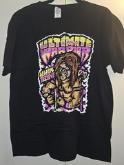 WWF WWE Ultimate Warrior T-Shirt Men’s XL Always Believe Cartoonish Graphic