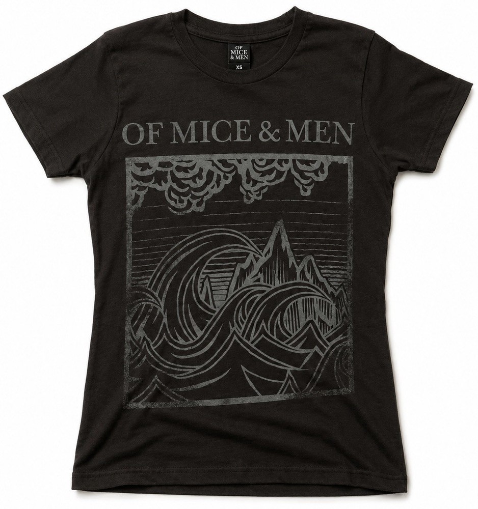 Of Mice & Men – Waves – Vintage Brand New Never Worn Licensed OG T-shirt XS OM&M
