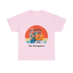 Customise Your Own Photo Unisex T-shirt – Retro Vintage Style