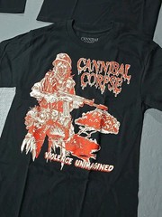 Cannibal Corpse Offspring Slipknot Bad Omens Graphic T-Shirt Lot 4pc (R)