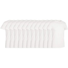 BILLIONHATS 12 Pack Plus Size Men Cotton T-Shirt Short Sleeve Lightweight Tees