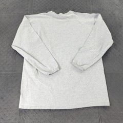 Pluma Shirt Long Sleeve Heavyweight Cotton Crewneck Gray Men Large