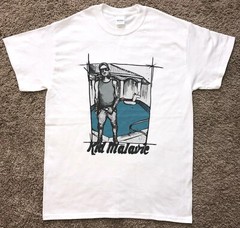 Kid Malavic Unisex Short Sleeve Swimming Pool Unicorn White Graphic T-Shirt
