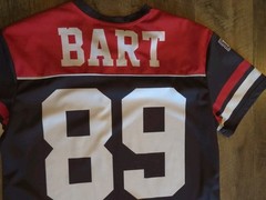 Bart Simpson Pullover Medium S/S #89 Jersey LOGO “Don’t have a cow Man” 20th