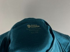 Fjallraven Trekking Equipment Shirt Mens XXL 2XL Mountain Graphic Tee Green Crew