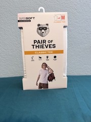 Pair of Thieves Classic Tee Super Soft White Men’s Short Sleeve 2-Pack Size M