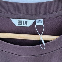 Uniqlo Shirt Mens 2XL Brown Airism Oversized Crewneck Tee Quick Dry Casual NWOT