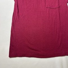 VTG BVD Shirt Mens Large Maroon Pocket Crewneck USA Single Stitch Selvedge