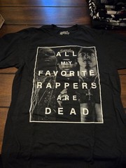Favorite Rappers are Dead BIGGIE EAZY E TUPAC T-Shirt M Hip Hop Original Flavor