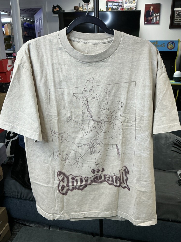 Travis Scott Cactus Jack Ralph Steadman Sketch Tee Size Large Complexcon