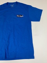 Reel Legends mens Shirt Medium blue from sea to shining sea
