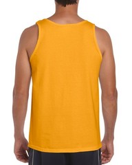 GILDAN HEAVY COTTON TANK TOP – SIZE: MEN S – ORANGE