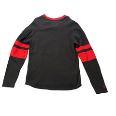 Vinatge CCM NHL Chicago Blackhawks Hockey Lace Up Long Sleeve Shirt Men’s M Y2K