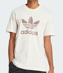ADIDAS – Men’s Adicolor Trefoil T-Shirt – Wonder White – LARGE – ***NEW w/Tags