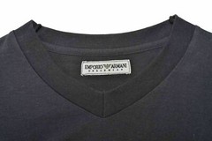 Emporio Armani Men’s Gray Short Sleeve Basic T-Shirt US S IT 48 EU M