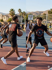 $40 AMERICAN FIGHTER BALLER Black USA FLAG Athletic Basketball Graphic T-shirt