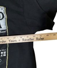 7.62 DESIGN DOUBLE TAP Black Tee Shirt Short Sleeve Mens Size Large