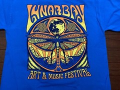 2013 LUNAR BAY ARTS & MUSIC FESTIVAL CONCERT T SHIRT MENS MEDIUM BLUE MOE. MD