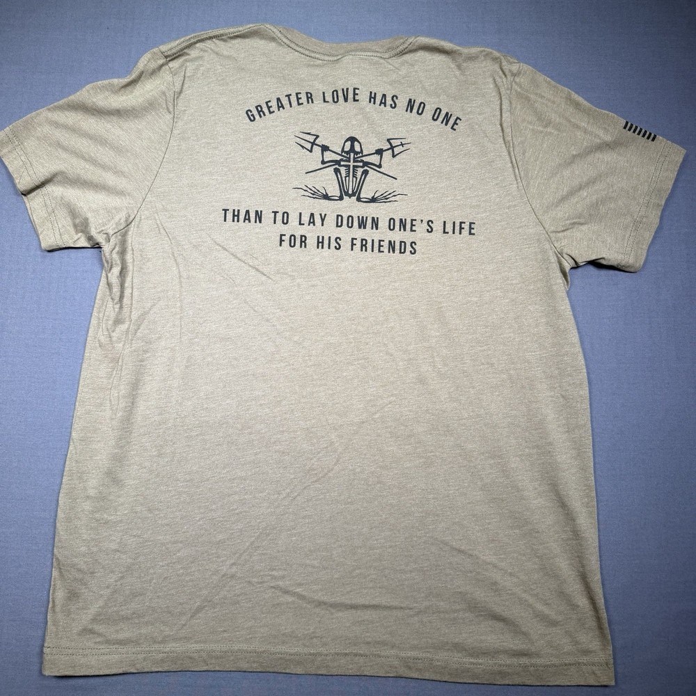 Navy SEAL Bone Frog Skeleton Trident Shirt Men’s XL
