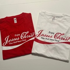 Enjoy Jesus Christ Cool T-Shirt Thou Shall Never Thirst Funny vintage Jesus Cola