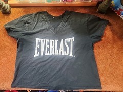 Everlast Vintage T Shirt 1980’s Boxing Clothing Sports Athletics Logo USA Crop