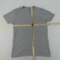 Gildan Shirts Mens Medium 38/40 Black Gray Short Sleeve Cotton Blend Set Of 5