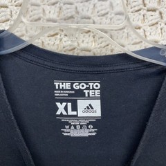 Adidas T-Shirt Men’s XL Black The Go-To Tee Short Sleeve Fresh Never Fades