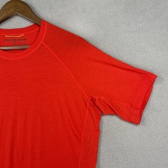 Artilect Systems Shirt Men Large Red A/sys 1 Boulder 125 Merino Wool Base Layer