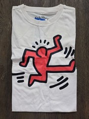 Keith Haring Men’s Tan Graphic T-Shirt 100% Cotton M