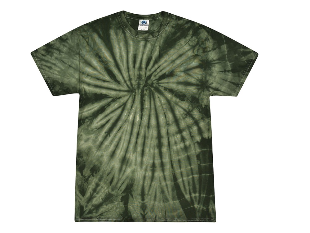 Tie Dye T-Shirts Green Forest Adult S M L XL 2XL 3XL Cotton Colortone
