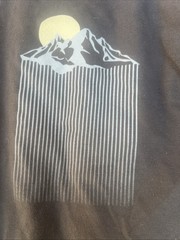 Men’s Long Sleeve Graphic Crewneck T-Shirt – Goodfellow & Co Sz M