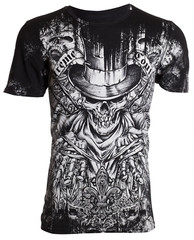 Xtreme Couture Affliction Men’s T-Shirt OFFERING Skull Black Tattoo Biker S-3XL