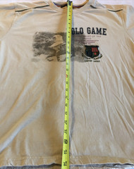 Pierre Cardin Beige T-shirt, Polo Game w Embroidered Patch, XXL, Cardin Sport