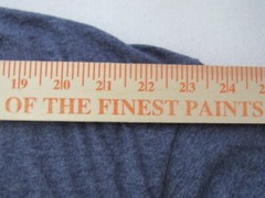 Seinfeld Distressed Press Print Logo TShirt BLUE GRAY HEATHER XL Ripple Junction
