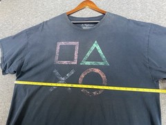 PlayStation T Shirt Button Logos Ripple Junction Blue Men’s 3XL SEE PICS