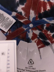 POLO Ralph Lauren NATIONAL TEAM USA TIE-DYE CHINO BALL CAP Leather Strap