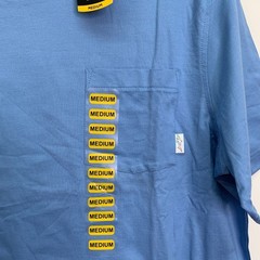 Greg Norman Men’s M Shirt Short Sleeve Crew Neck Pocket Tee T-Shirt Blue M