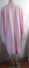 PINK EXTRA LONG T-SHIRT SHORT SLEEVE 33″ UNISEX SLEEP SHIRT NIGHTGOWN 5X 6X