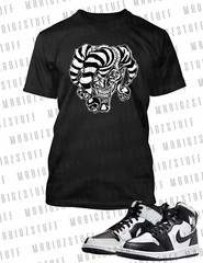 Joker Jester Clown and Skulls Sneaker Tee Shirt Grey Stone 8XL Big & Tall Tee