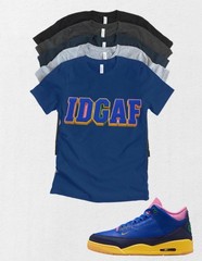 Shirt to match Jordan 3 OG Retro x Jordan 3 SP “Brazil” IDGAF Matching Tee