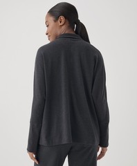 Pact Women’s Airplane Relaxed Blazer 3X-Large Charcoal Heather Top Outerwear