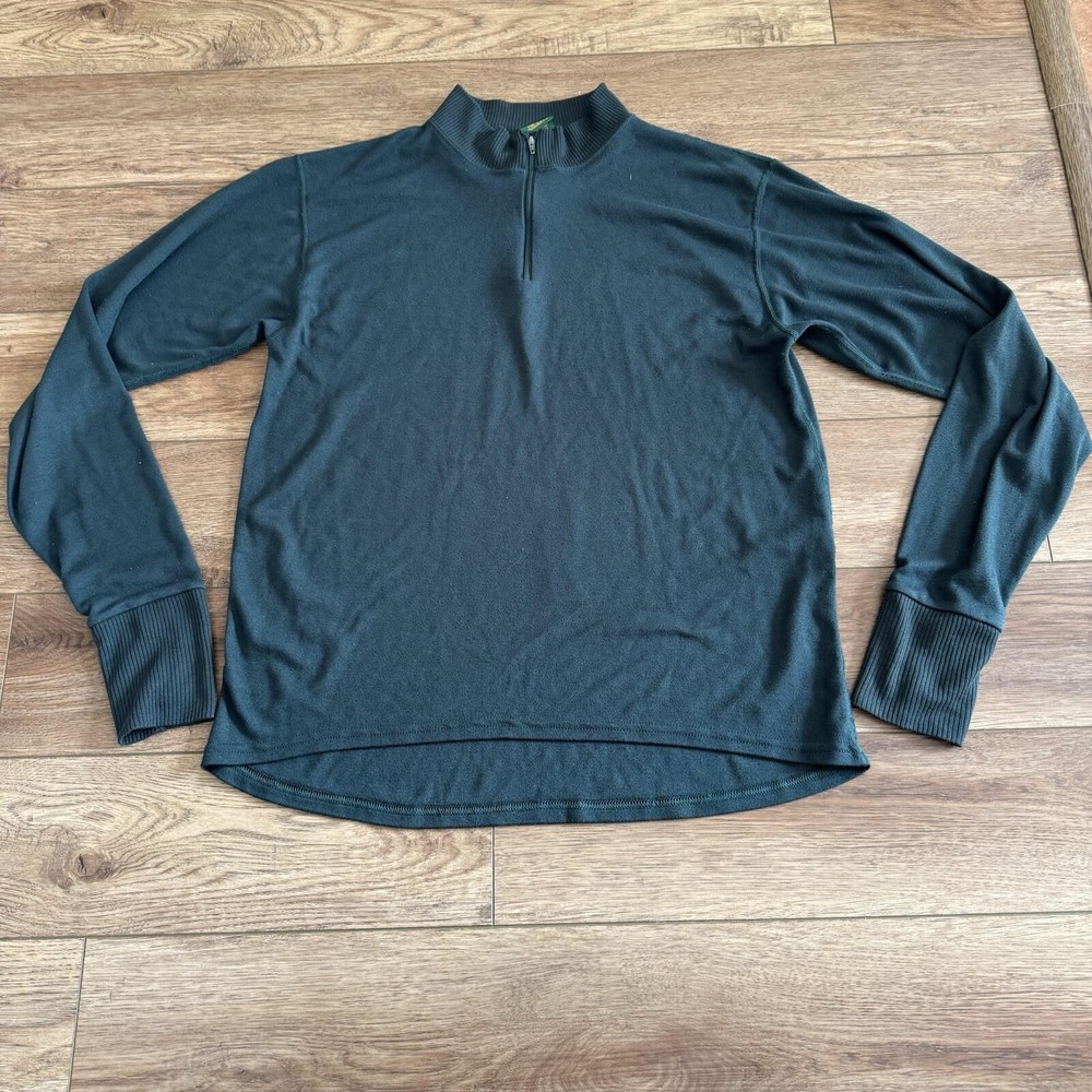 Vintage Cabela’s Men’s Size L 1/4 Zip Base Layer Pullover