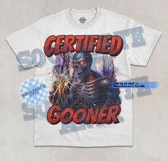 Certified Gooner T-Shirt Funny Gen Z Humor Meme Hilarious Graphic Bootleg Shirt