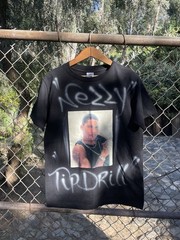 Vintage Custom Hand Painted Nelly Vintage Rap Tshirt Size Small Band Tees Rap