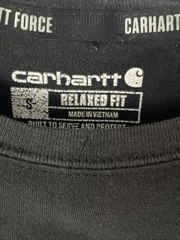 Carhartt Force Relaxed Fit Black Pocket Tee Crew Neck Short Sleeve Men’s S